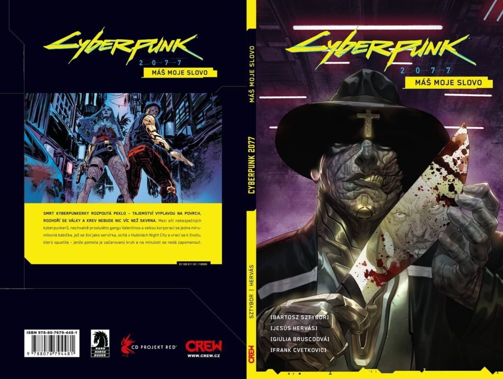 Cyberpunk 2077 Máš moje slovo – obálka