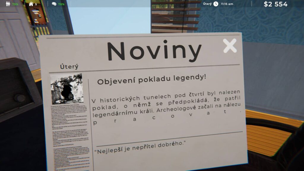 Estate Agent SImulator - noviny