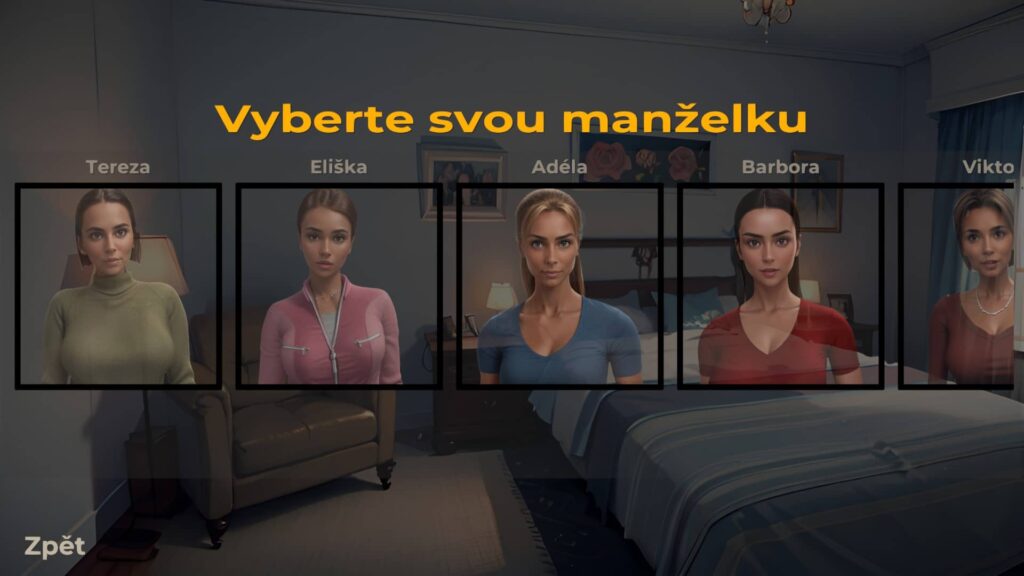 Estate Agent Simulator - výběr ženy