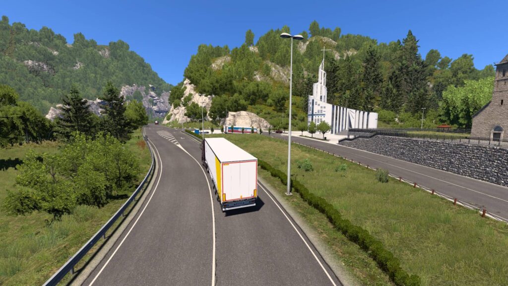 Euro Truck Simulator 2 West Balkans - kostel