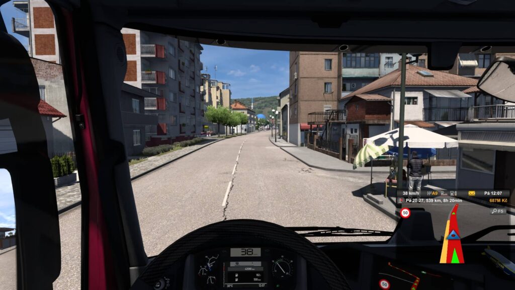 Euro Truck Simulator 2 West Balkans - neoznačené městečko