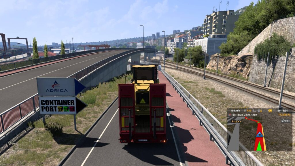 Euro Truck Simulator 2 - město Rijeka