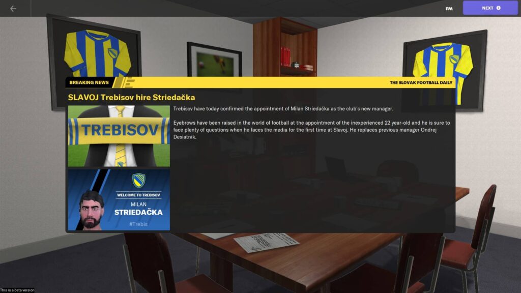 Football Manager 2024 - Nový klub