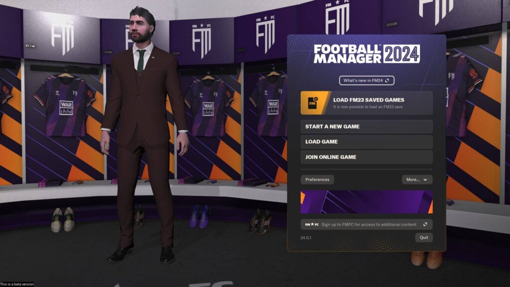 Football Manager 2024 - Vstup do prvního klubu