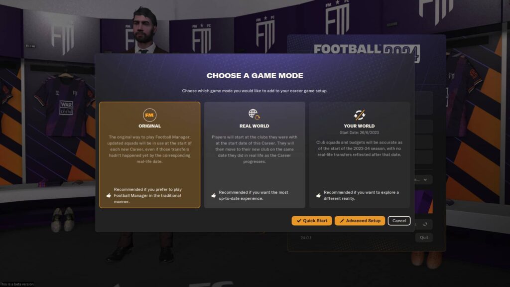 Football Manager 2024 - Výběr fotbalového světa