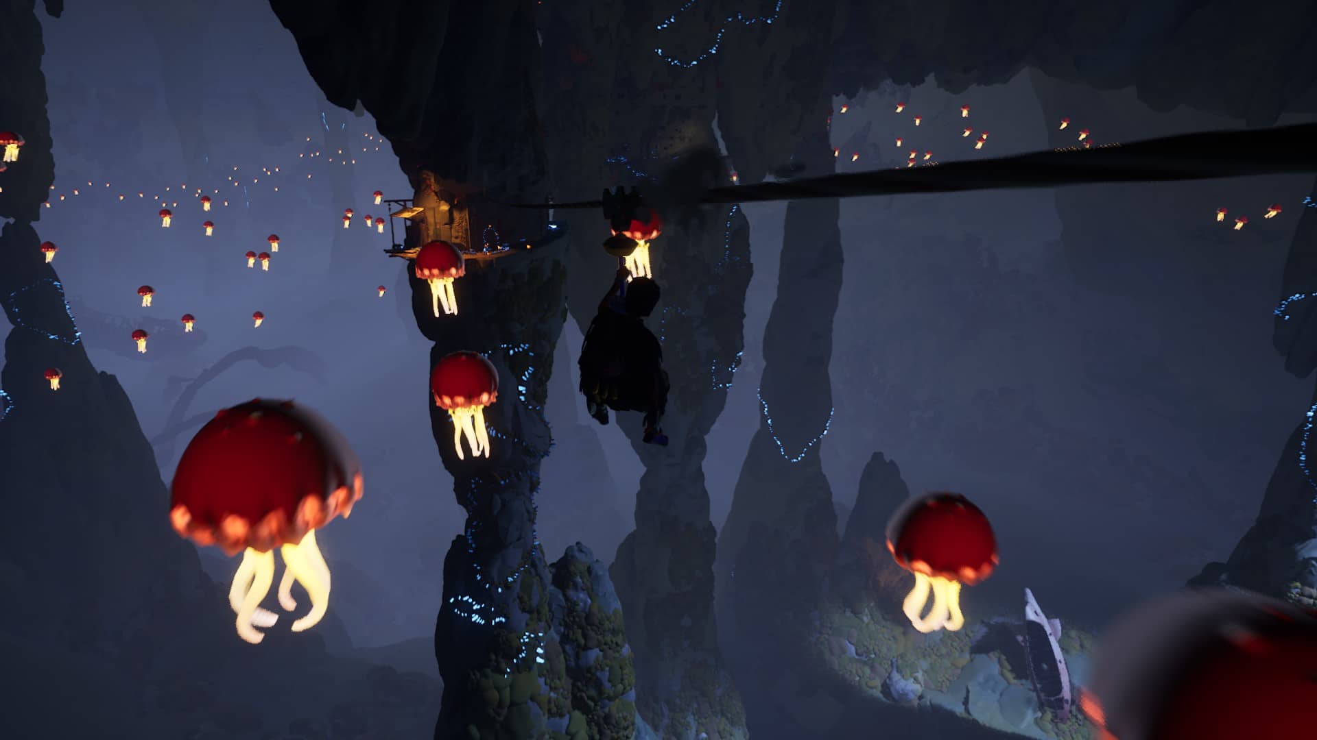 Jusant – medúzy v jeskyni