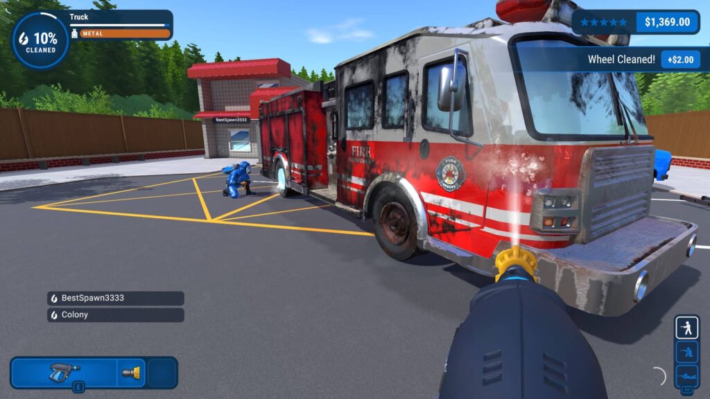 PowerWash Simulator – hasičské auto