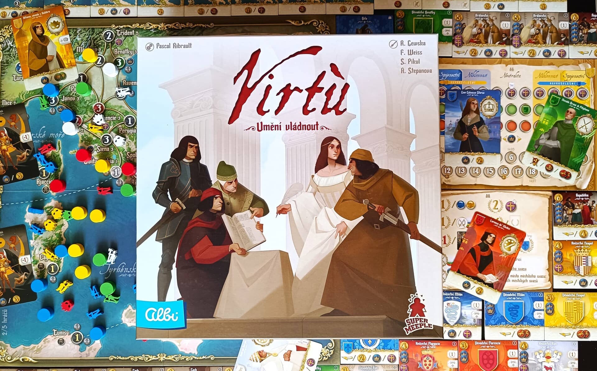 Virtù – Umění vládnout – desková hra