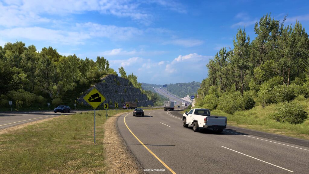 American Truck Simulator Missouri - silnice