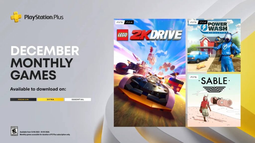 PS Plus prosinec 2023