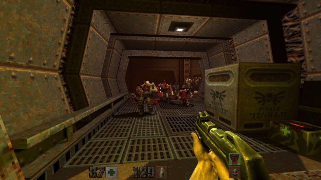 Quake II - Koridor plný nepřátel