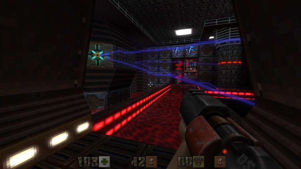 Quake II - Prostředí z verze pro N64