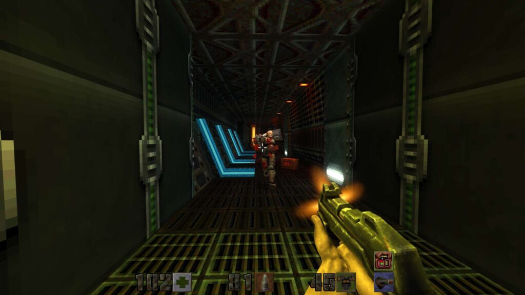 Quake II - Setkání na chodbě