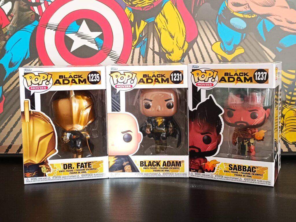 Soutěž o sadu tří Funko POP figurek z filmu Black ADAM