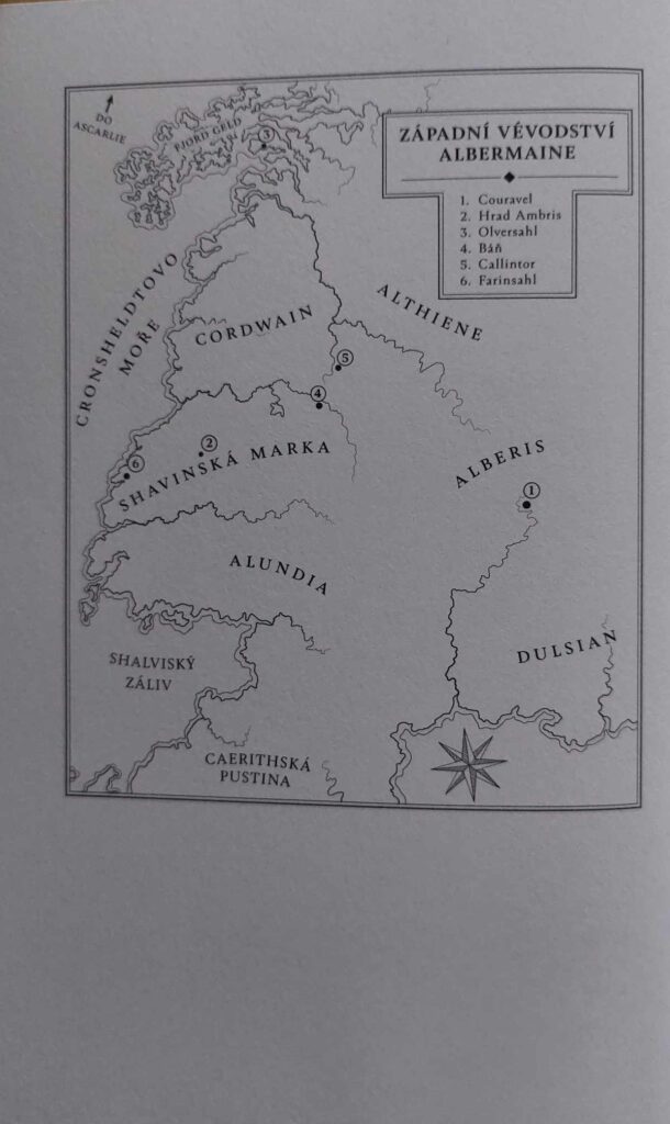 Vyvrhel - mapa
