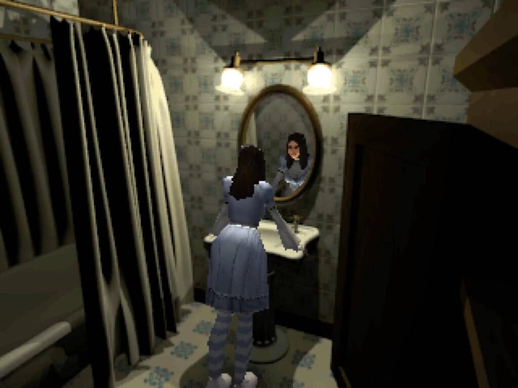 Alisa - před zrcadlem
