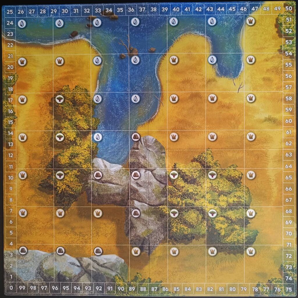 Divoká Serengeti – herní plán