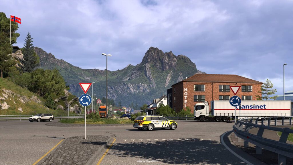 ETS2 Nordic Horizons - policejní auto