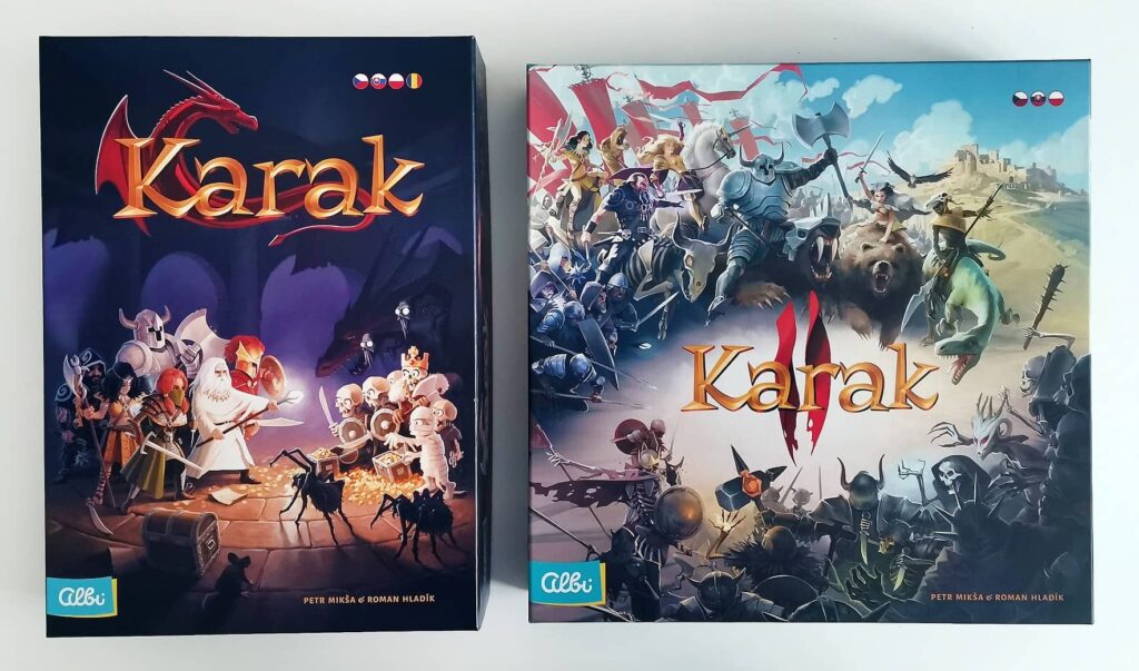 Karak 2 – porovnání balení