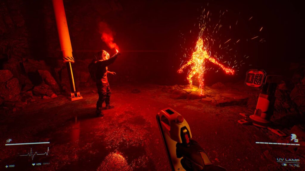 Level Zero Extraction - hořící nepřítel
