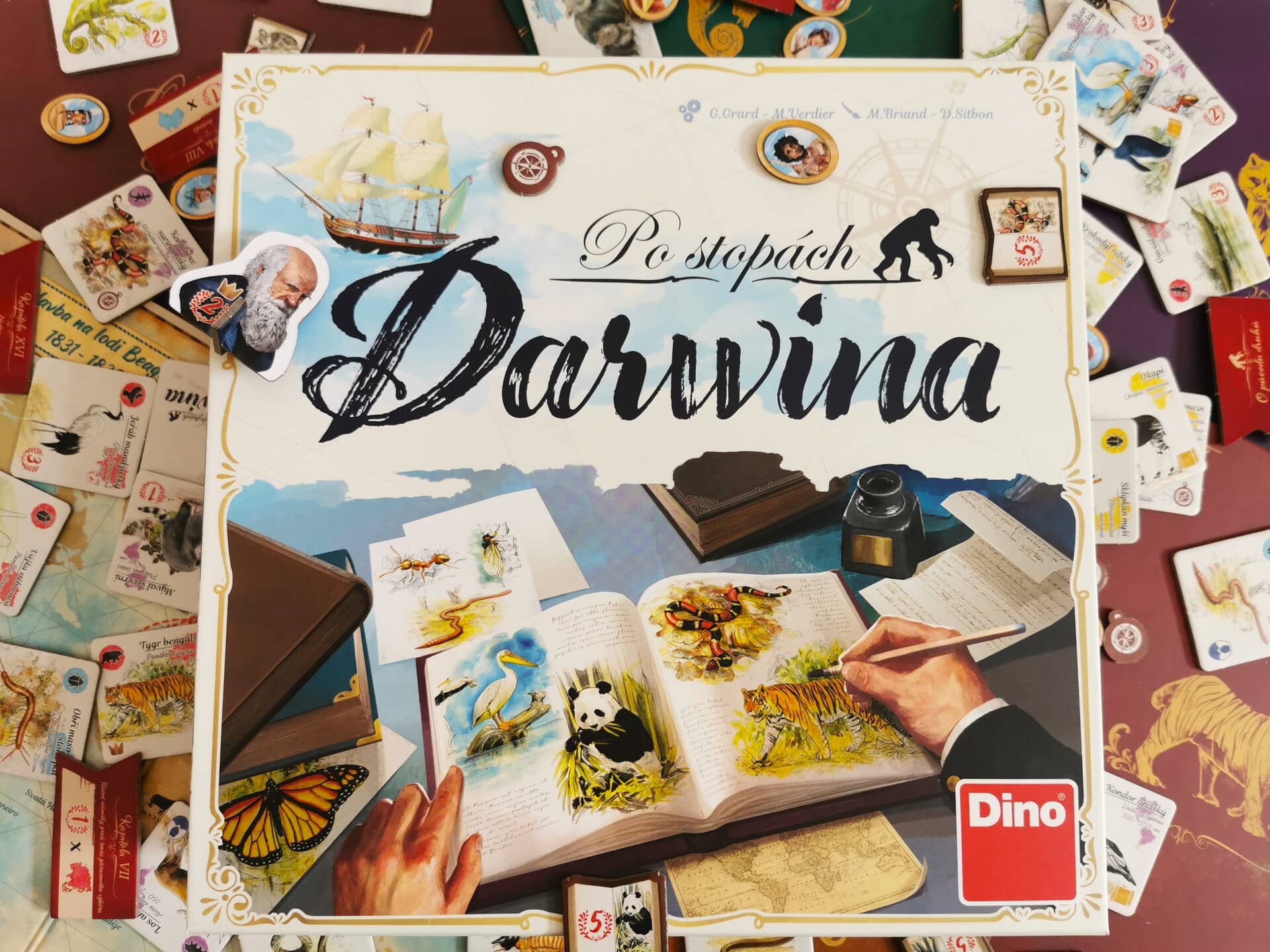 Po stopách Darwina - desková hra