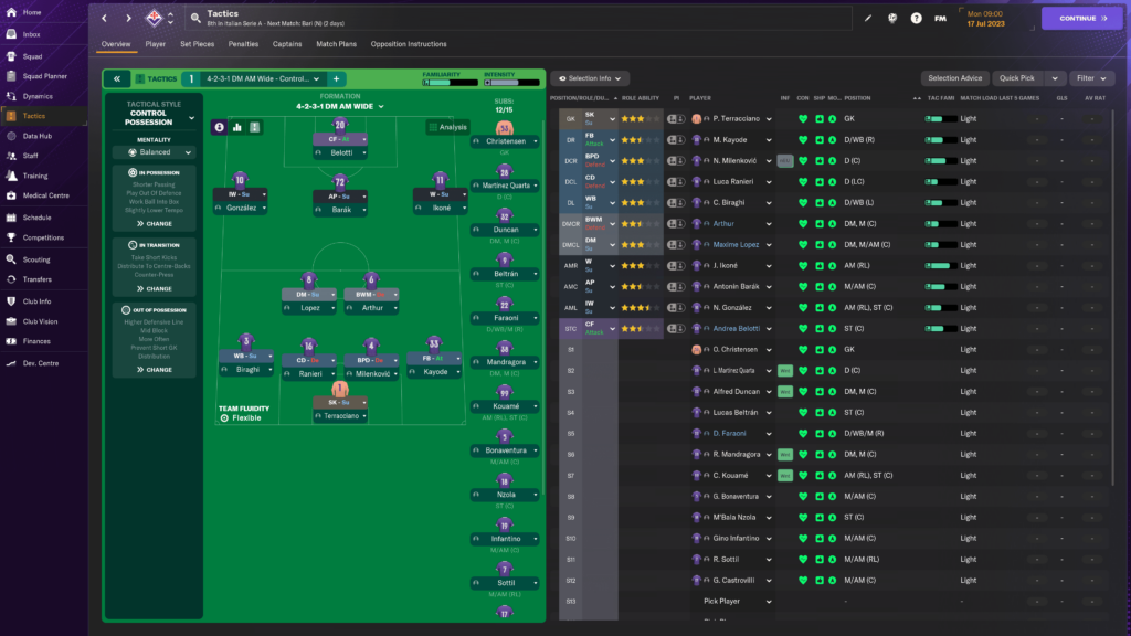 Football Manager 2024 - Fiorentina