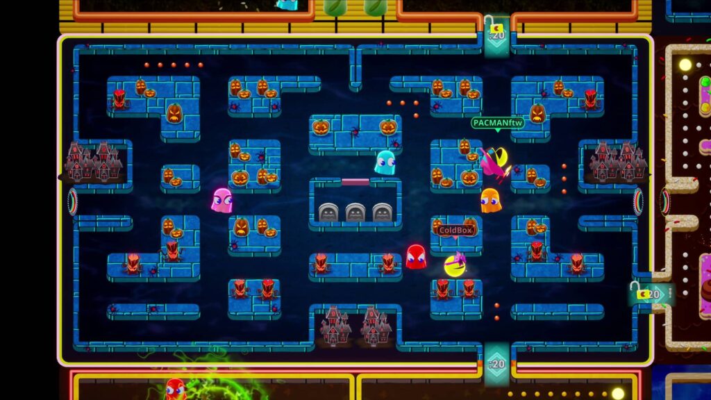 PAC-MAN MEGA TUNNEL BATTLE CHOMP CHAMPS - modré bludiště