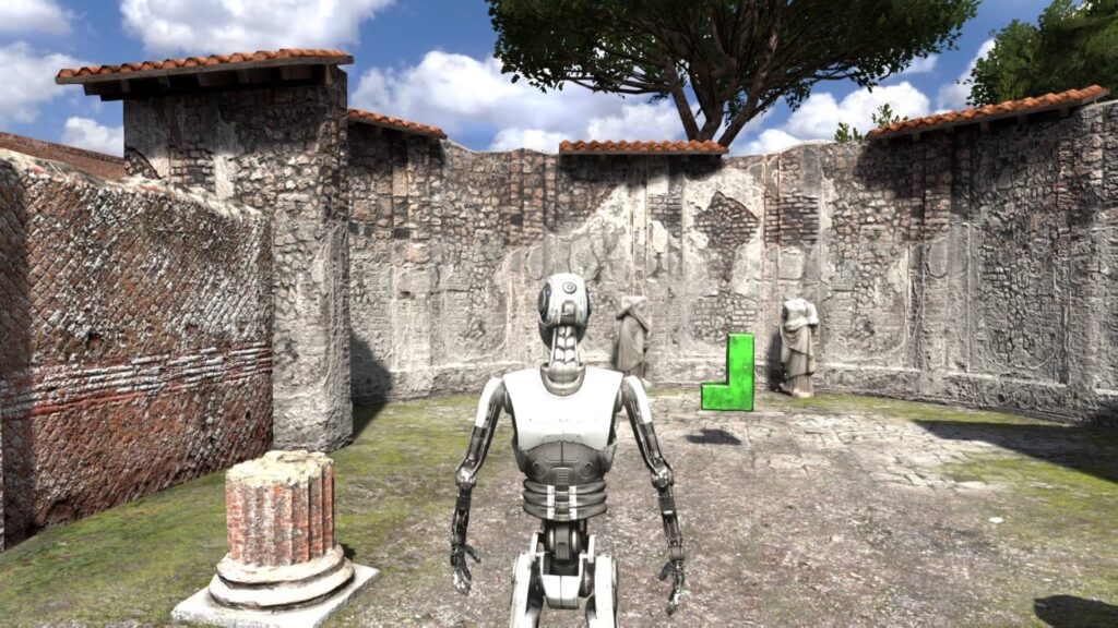 The Talos Principle - kostka z Tetrisu