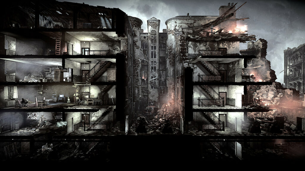 This War of Mine - mapa bojiště