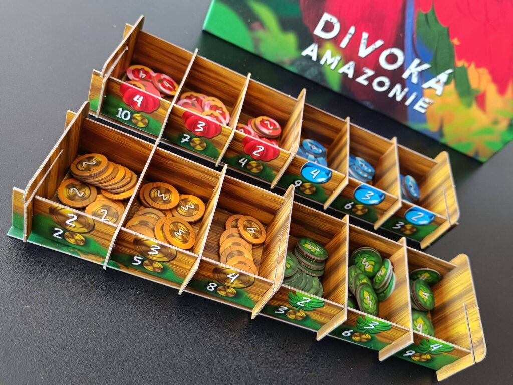 Divoká Amazonie - zásobníky na žetony