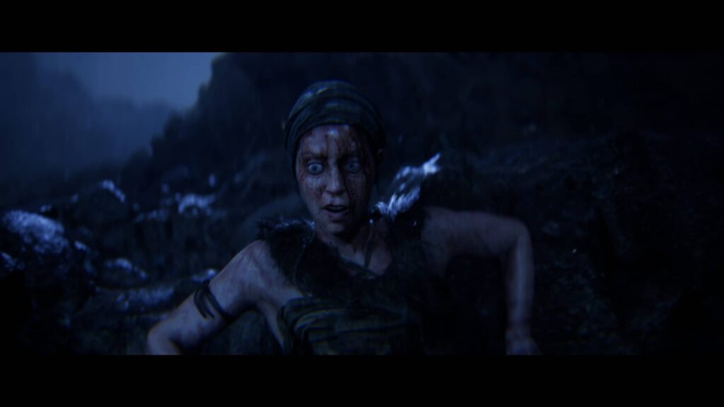 Senua’s Saga Hellblade II – děsivý výraz