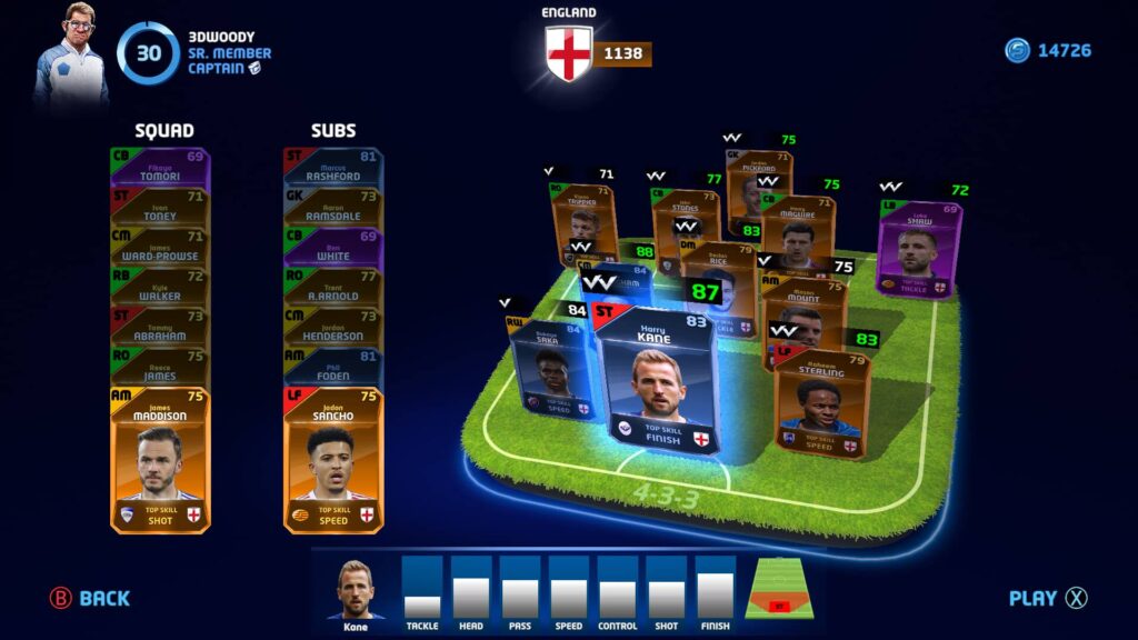 Sociable Soccer 24 - sestava