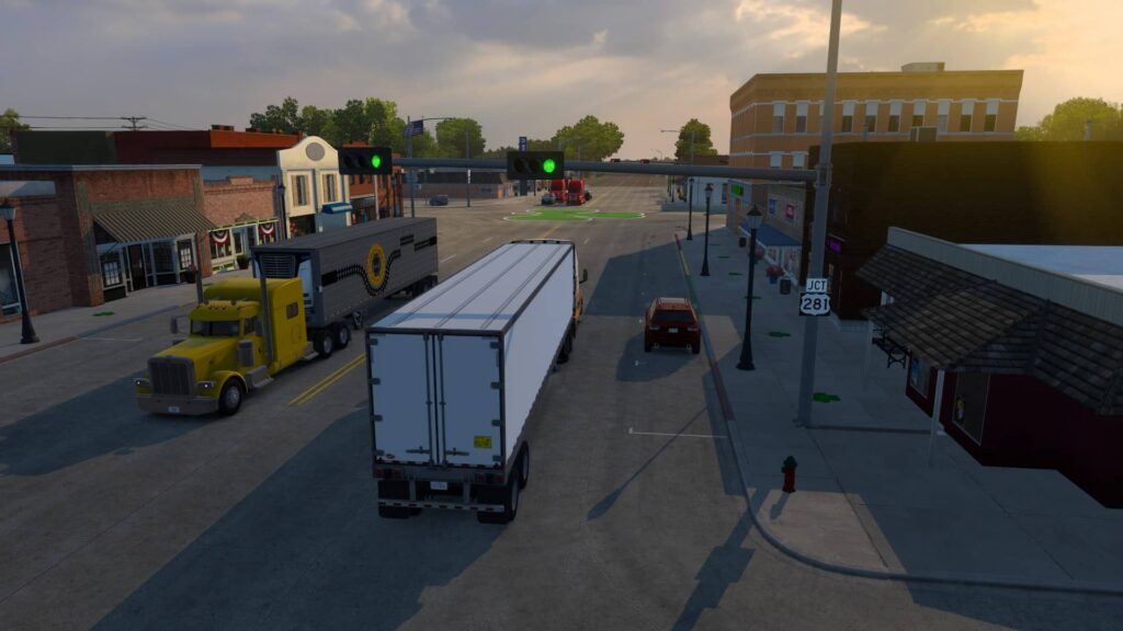 ATS Nebraska - malby na silnici