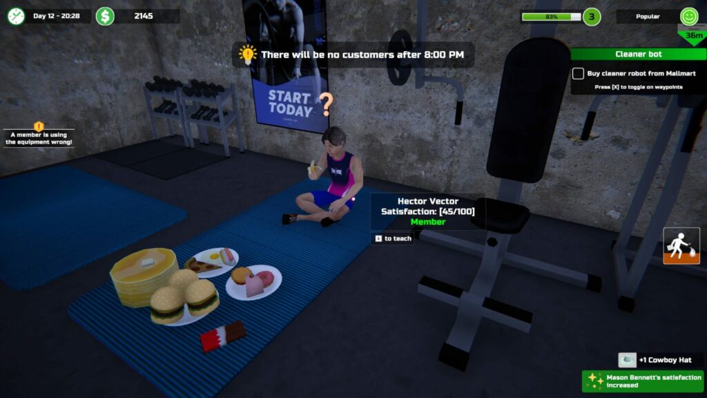 Gym Manager - motivace v gymu