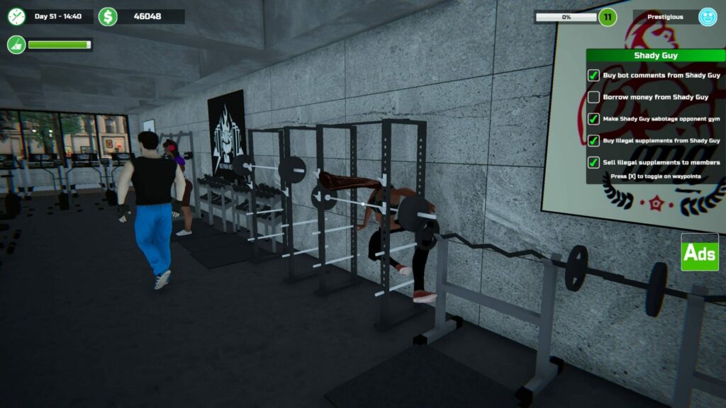 Gym Manager - slečna ztrácí hlavu