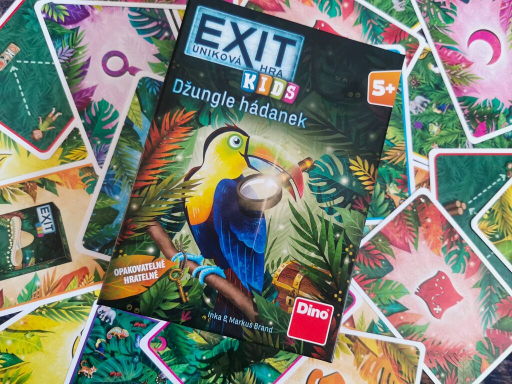 Exit úniková hra pro děti: Džungle hádanek - desková hra