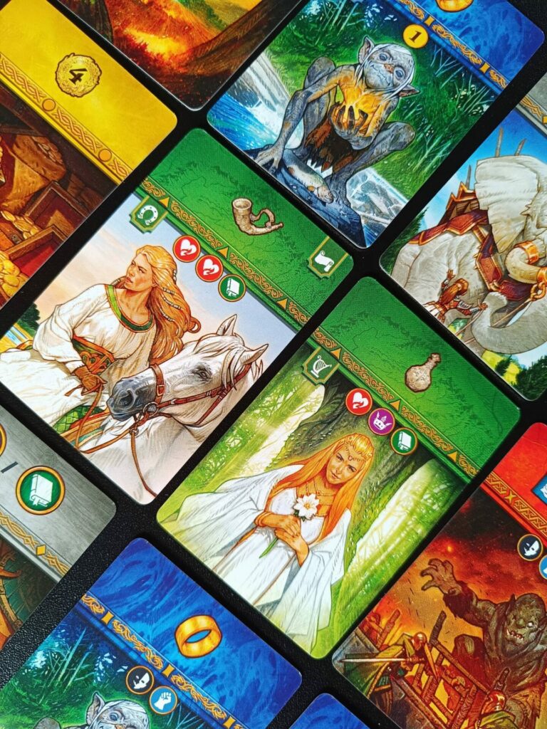Pán prstenů Duel o Středozem - detail karet