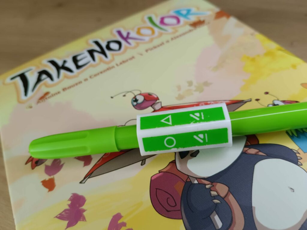 Takenokolor - odirajici se prstenec