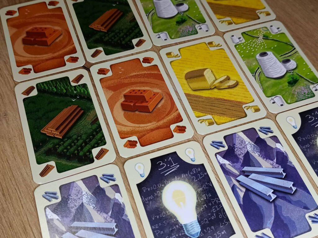 Catan Energie - karty surovin