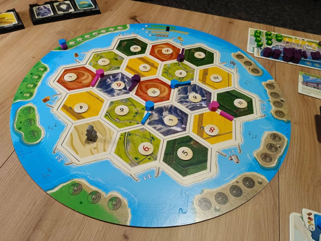 Catan Energie - mapa kontinentu
