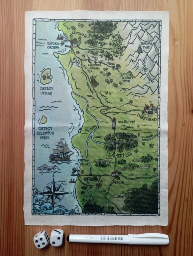 Lovec artefaktů – Mapa