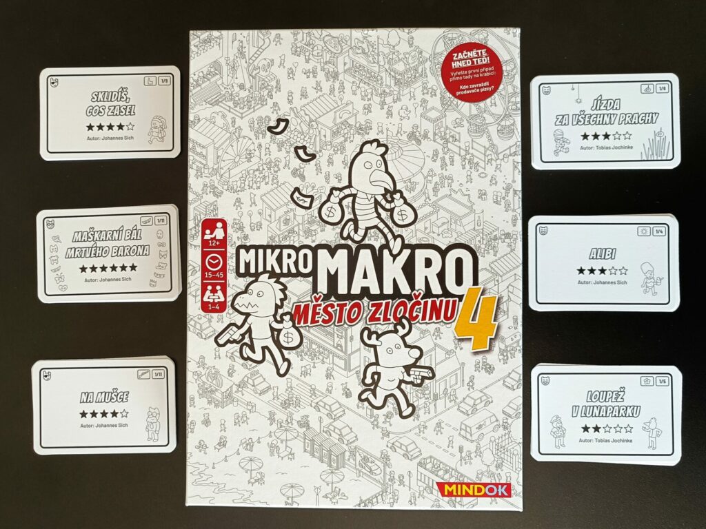 MikroMakro Město zločinu 4 - desková hra
