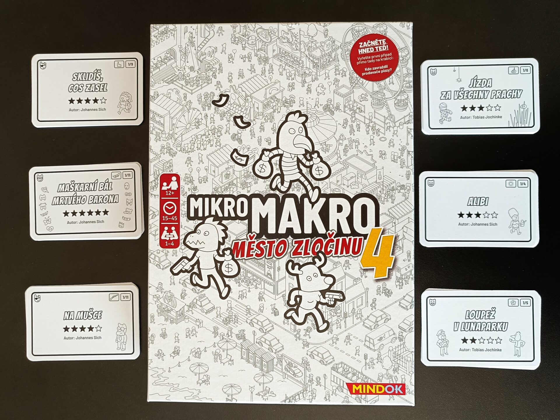 MikroMakro Město zločinu 4 - desková hra