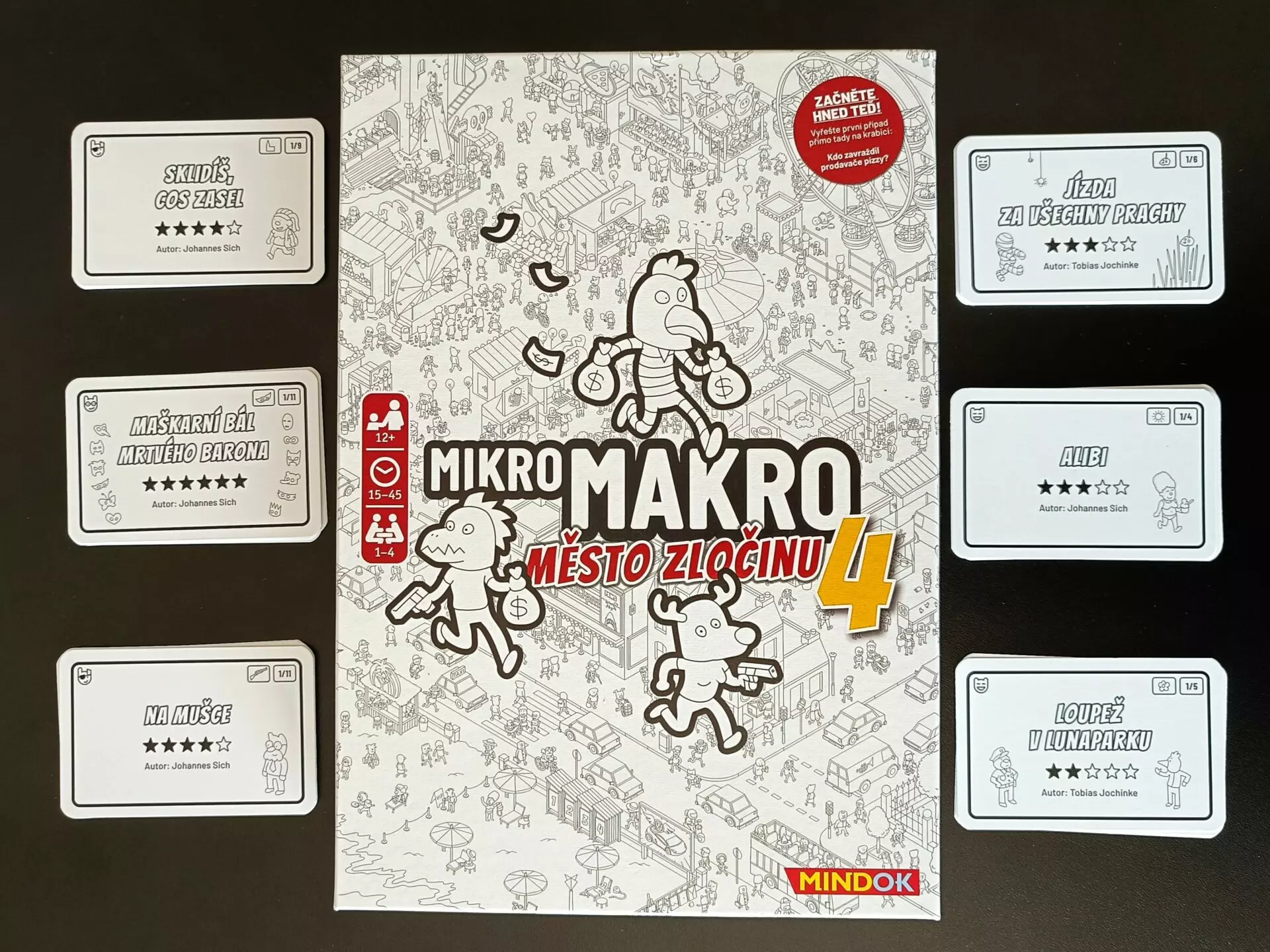 MikroMakro Město zločinu 4 - desková hra