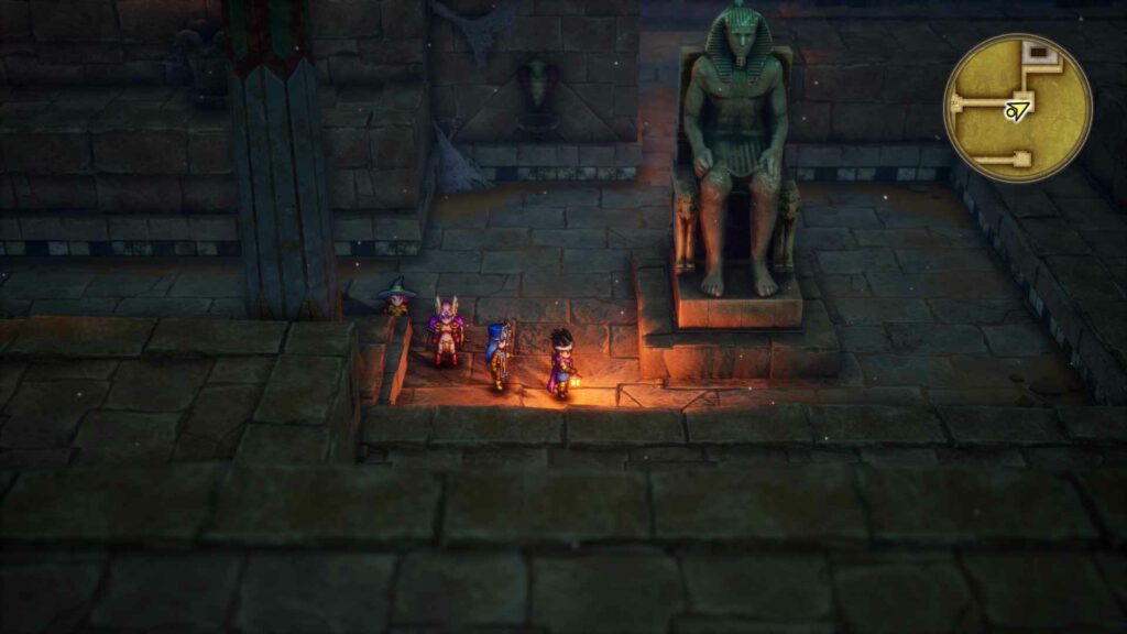Dragon Quest HD-2D remake - Průzkum pyramidy