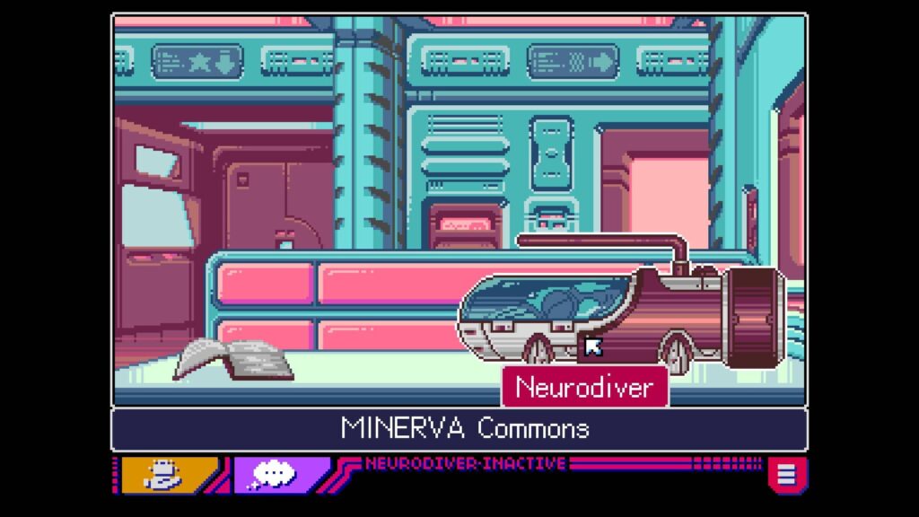 Read Only Memories Neurodiver - společnost Minerva