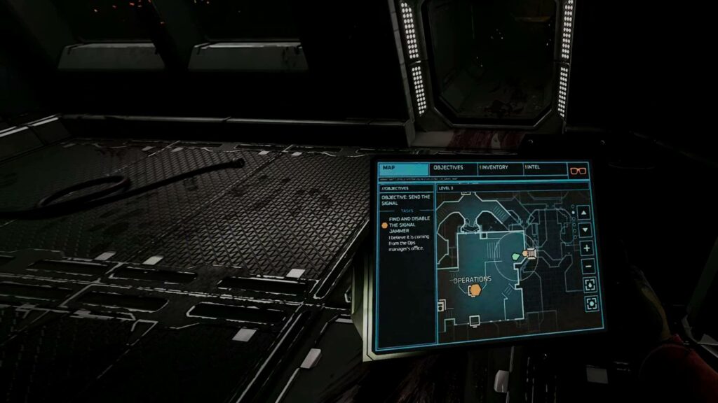 Alien: Rogue Incursion - práce s mapou
