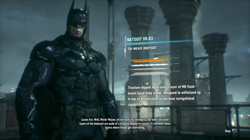Batman Arkham Knight - Batman má více obleků