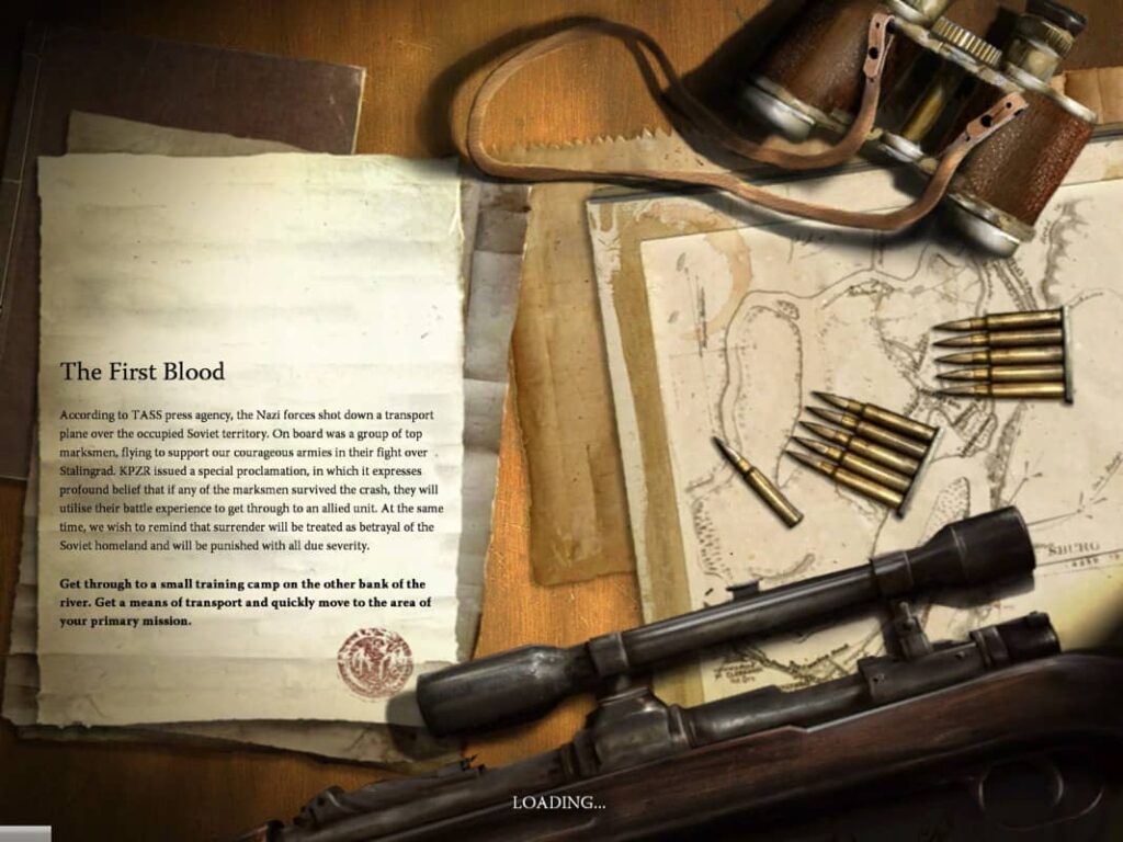 Sniper: Art of Victory - Briefing před misí
