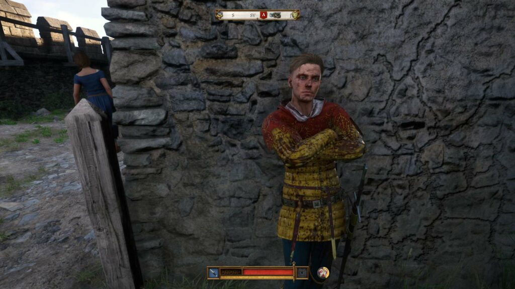 Kingdom Come: Deliverance II - Jan Ptáček stojící, krvácející